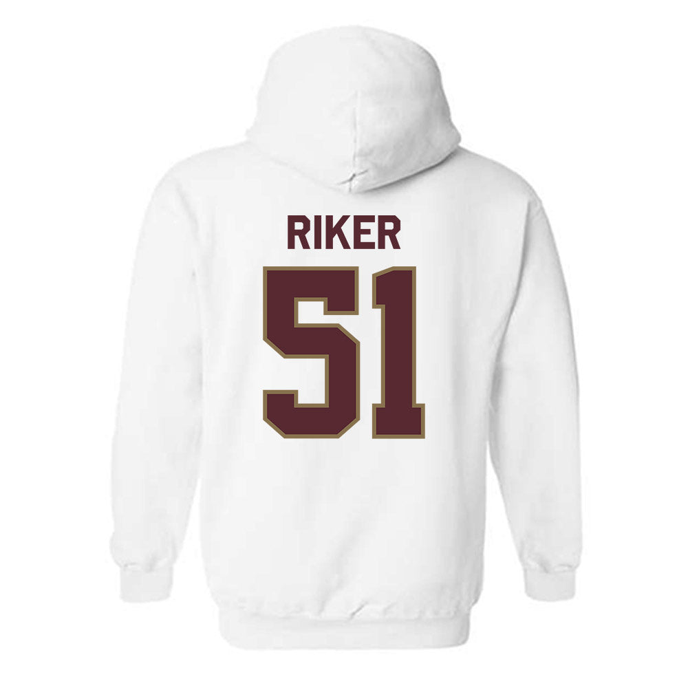 Texas State - NCAA Football : Brock Riker - Classic Shersey Hooded Sweatshirt-1
