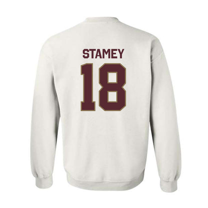 Texas State - NCAA Football : Ty Stamey - Classic Shersey Crewneck Sweatshirt-1