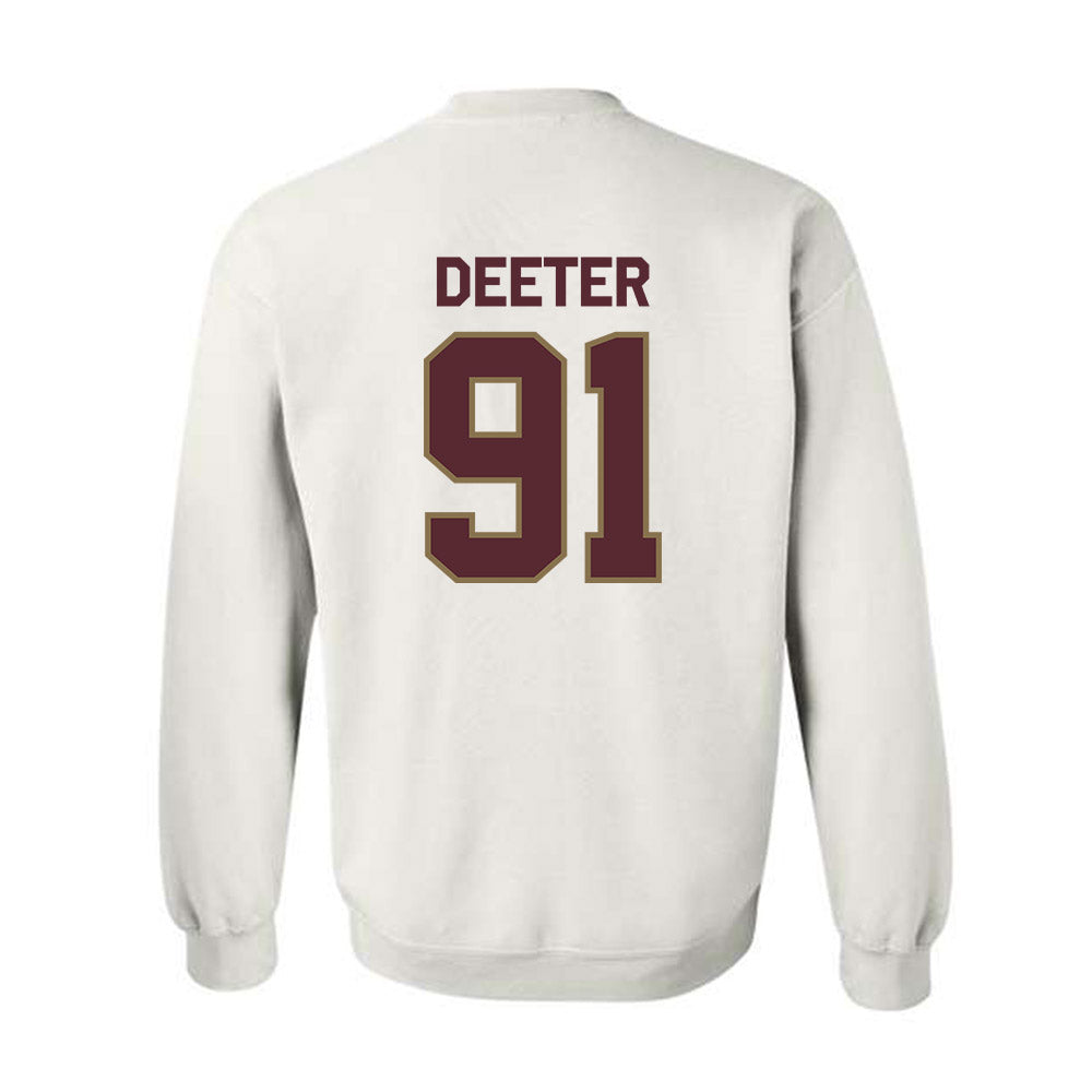 Texas State - NCAA Football : Jp Deeter - Classic Shersey Crewneck Sweatshirt-1