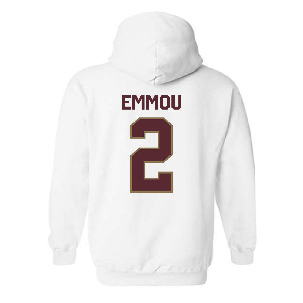 Texas State - NCAA Men's Basketball : Franck Emmou - Classic Shersey Hooded Sweatshirt-1
