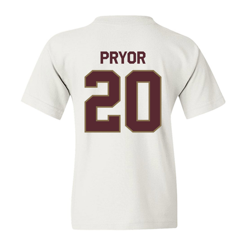 Texas State - NCAA Football : Cole Pryor - Classic Shersey Youth T-Shirt-1