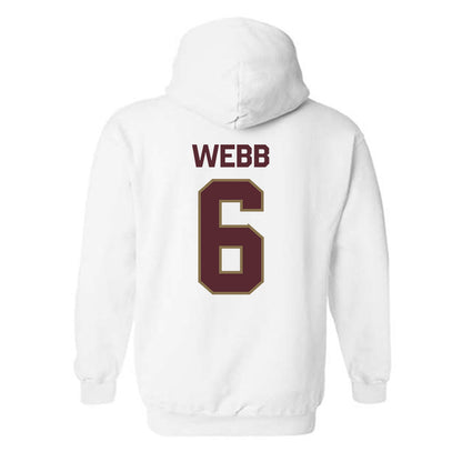 Texas State - NCAA Football : Easton Webb - Classic Shersey Hooded Sweatshirt-1