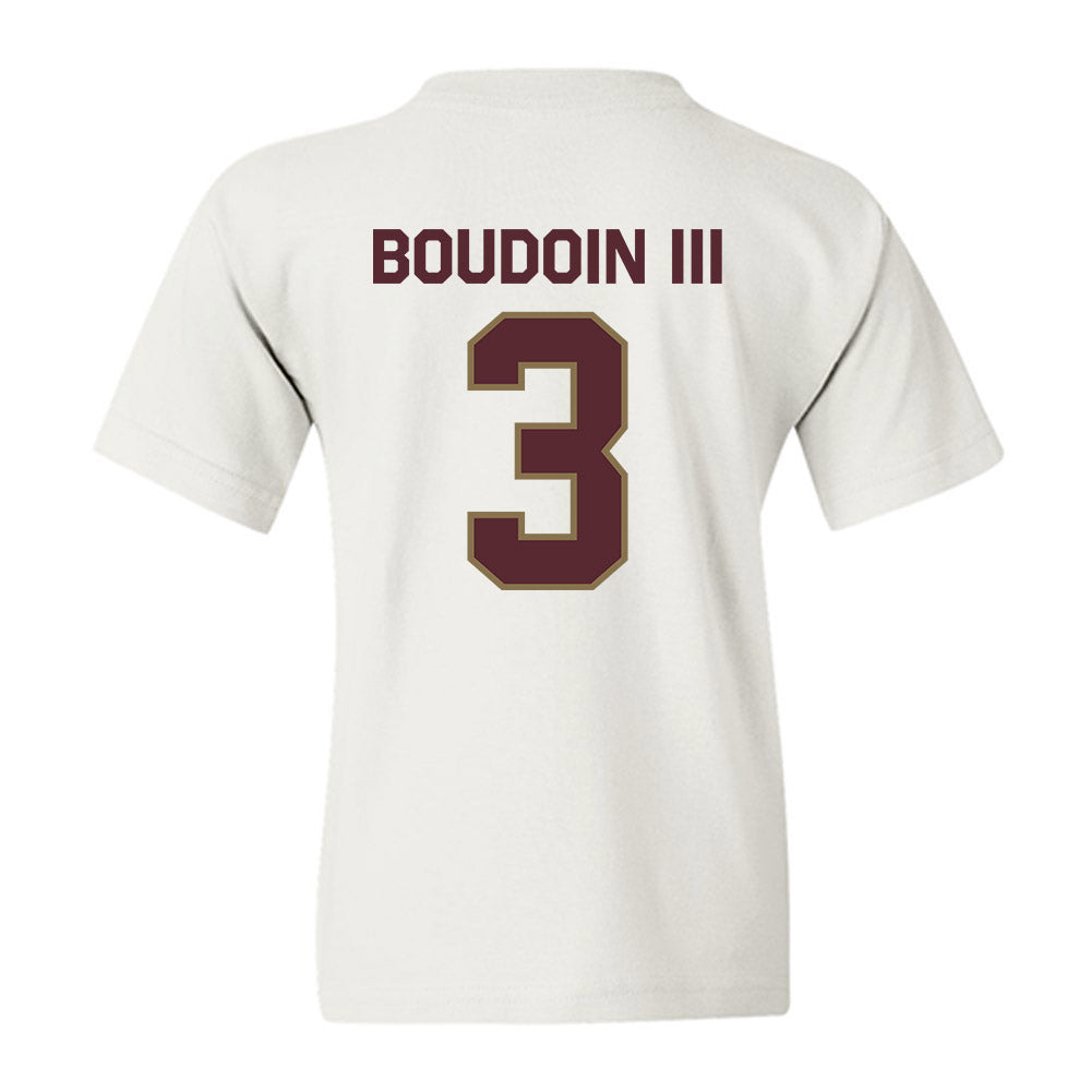 Texas State - NCAA Football : Michael Boudoin III - Classic Shersey Youth T-Shirt-1