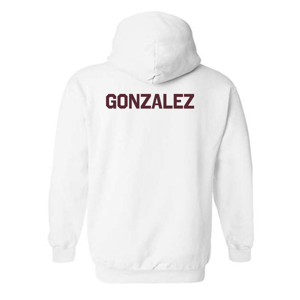 Texas State - NCAA Women's Track & Field : Mia Gonzalez - Classic Shersey Hooded Sweatshirt-1