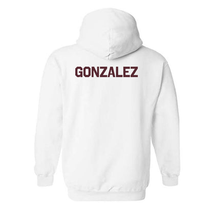Texas State - NCAA Women's Track & Field : Mia Gonzalez - Classic Shersey Hooded Sweatshirt-1