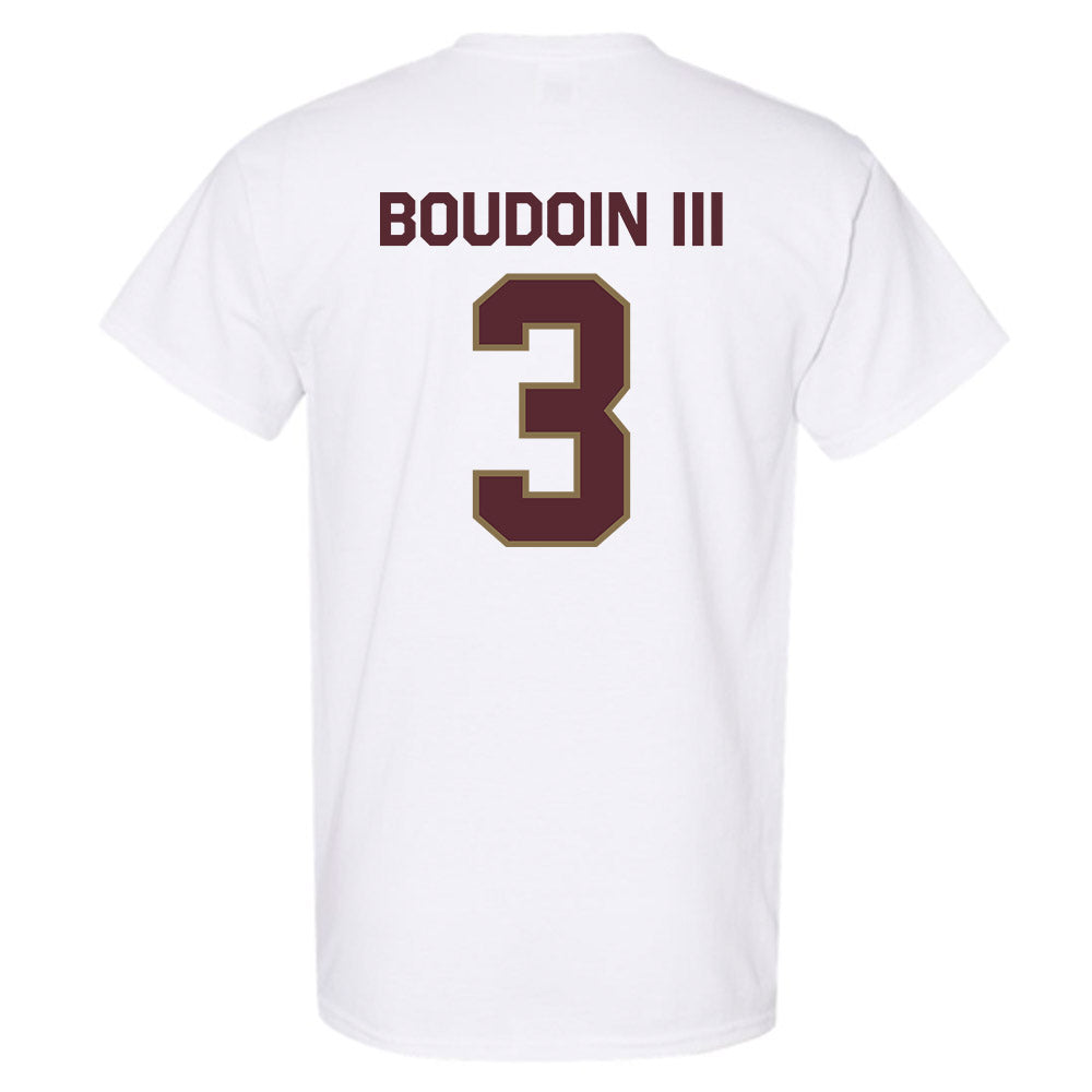 Texas State - NCAA Football : Michael Boudoin III - Classic Shersey T-Shirt-1