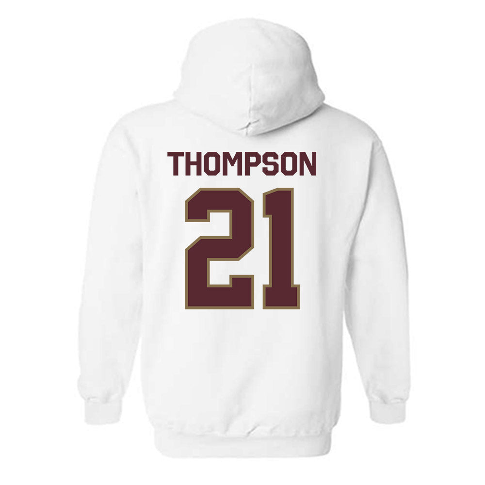 Texas State - NCAA Men's Basketball : Deke Thompson - Classic Shersey Hooded Sweatshirt-1