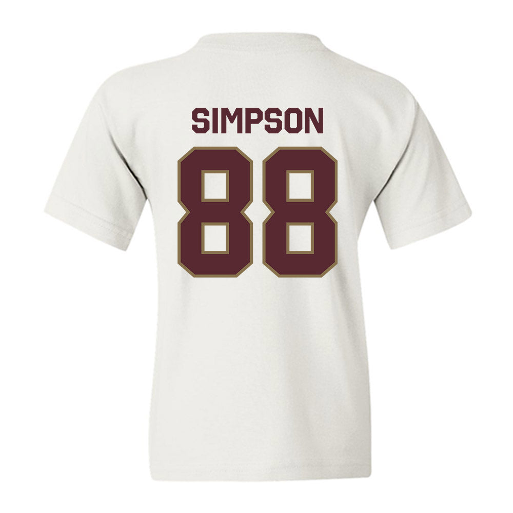 Texas State - NCAA Football : Jake Simpson - Classic Shersey Youth T-Shirt-1