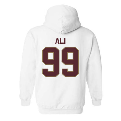 Texas State - NCAA Football : Jussiah Ali - Classic Shersey Hooded Sweatshirt-1