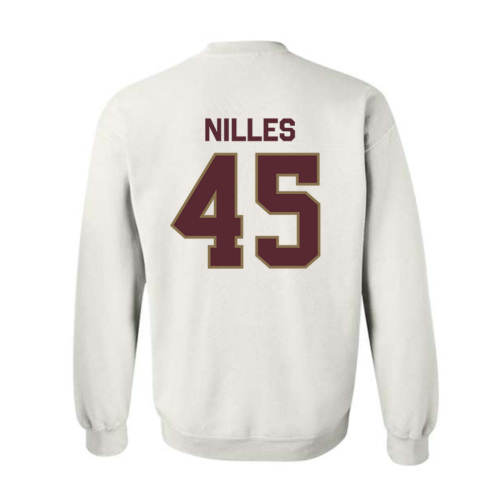 Texas State - NCAA Football : Cole Nilles - Classic Shersey Crewneck Sweatshirt-1