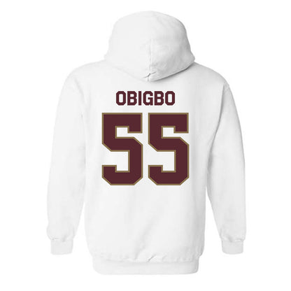 Texas State - NCAA Football : Jimeto Obigbo - Classic Shersey Hooded Sweatshirt-1