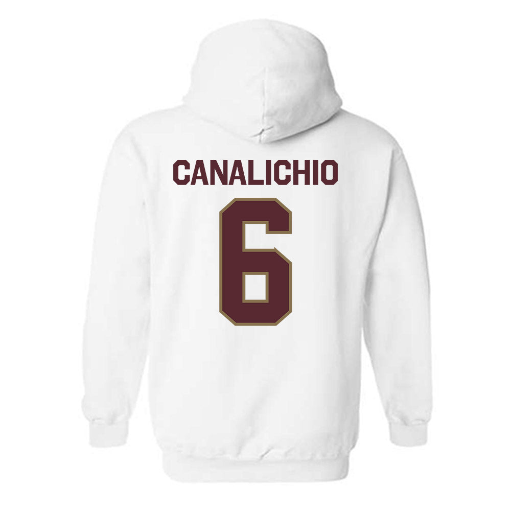 Texas State - NCAA Baseball : Will Canalichio - Classic Shersey Hooded Sweatshirt-1