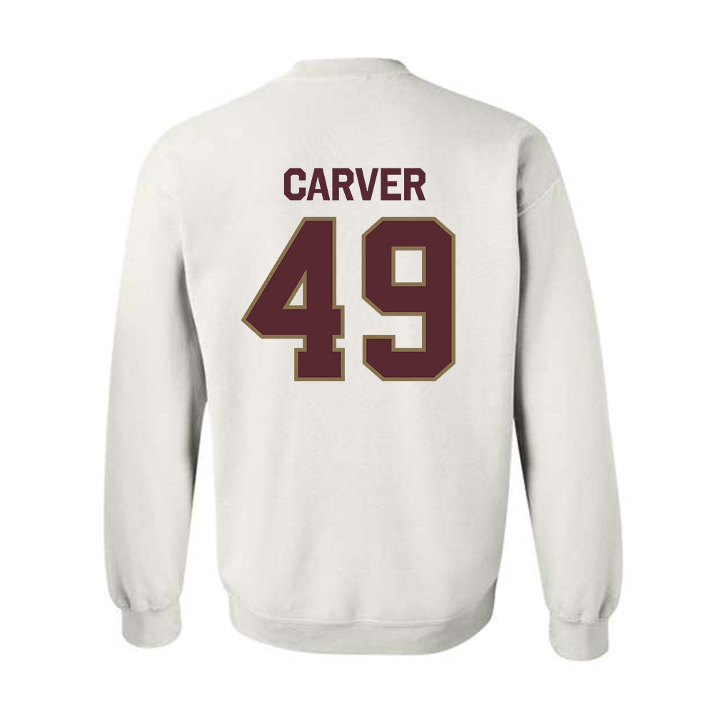 Texas State - NCAA Football : Blaine Carver - Classic Shersey Crewneck Sweatshirt-1