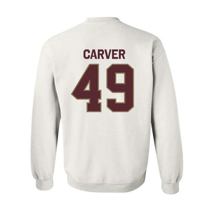 Texas State - NCAA Football : Blaine Carver - Classic Shersey Crewneck Sweatshirt-1