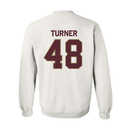 Texas State - NCAA Football : Austin Turner - Classic Shersey Crewneck Sweatshirt-1