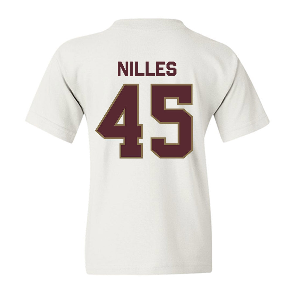 Texas State - NCAA Football : Cole Nilles - Classic Shersey Youth T-Shirt-1