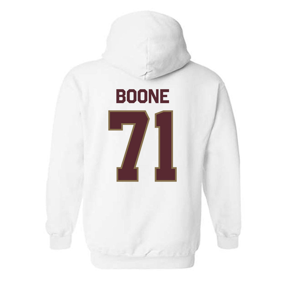 Texas State - NCAA Football : William Boone - Classic Shersey Hooded Sweatshirt-1