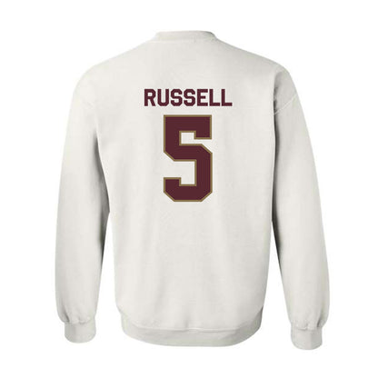 Texas State - NCAA Football : Donterry Russell - Classic Shersey Crewneck Sweatshirt-1