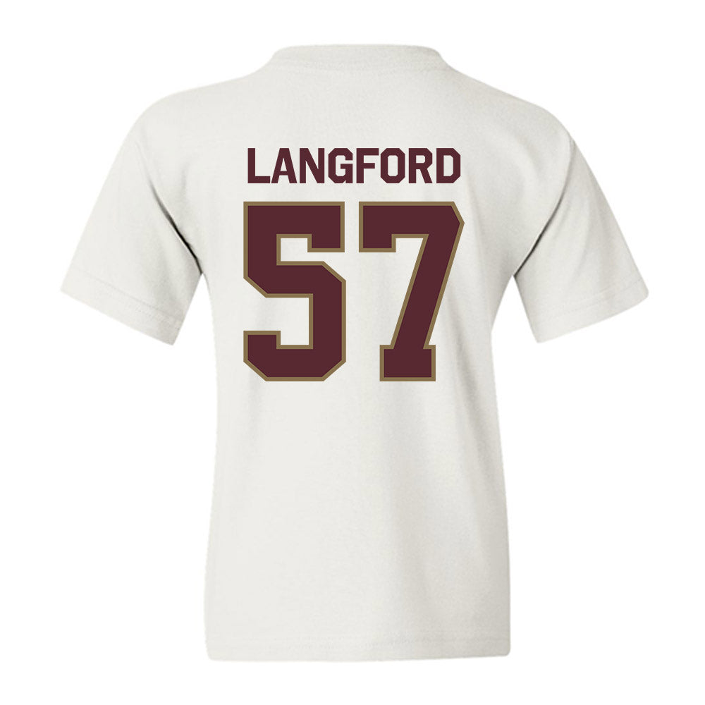 Texas State - NCAA Football : Ian Langford - Classic Shersey Youth T-Shirt-1