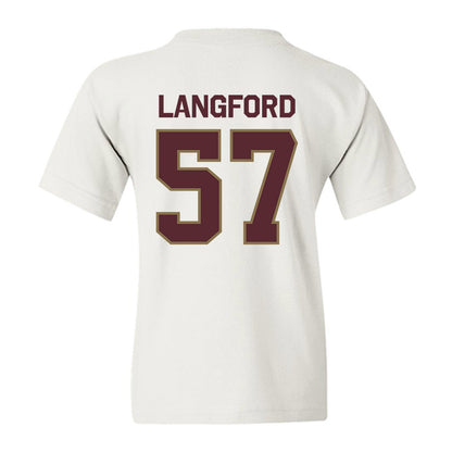 Texas State - NCAA Football : Ian Langford - Classic Shersey Youth T-Shirt-1