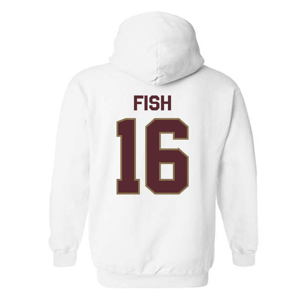 Texas State - NCAA Softball : Emily Fish - Classic Shersey Hooded Sweatshirt-1