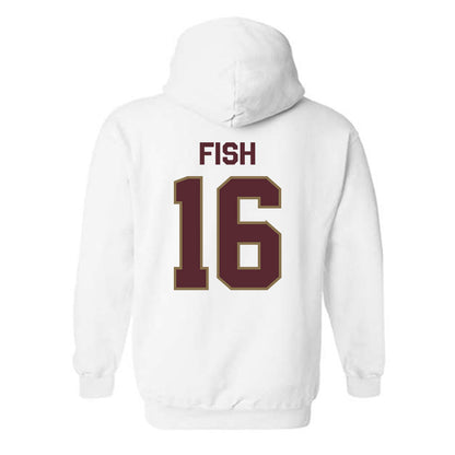 Texas State - NCAA Softball : Emily Fish - Classic Shersey Hooded Sweatshirt-1