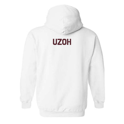 Texas State - NCAA Women's Track & Field : Chinenye Uzoh - Classic Shersey Hooded Sweatshirt-1
