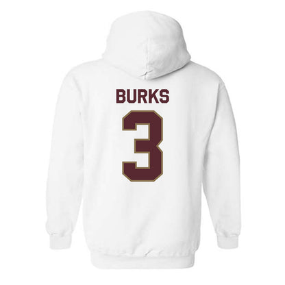 Texas State - NCAA Women's Basketball : Saniya Burks - Classic Shersey Hooded Sweatshirt-1