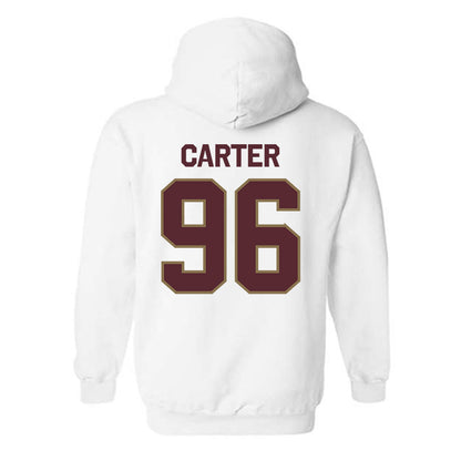 Texas State - NCAA Football : Bryce Carter - Classic Shersey Hooded Sweatshirt-1