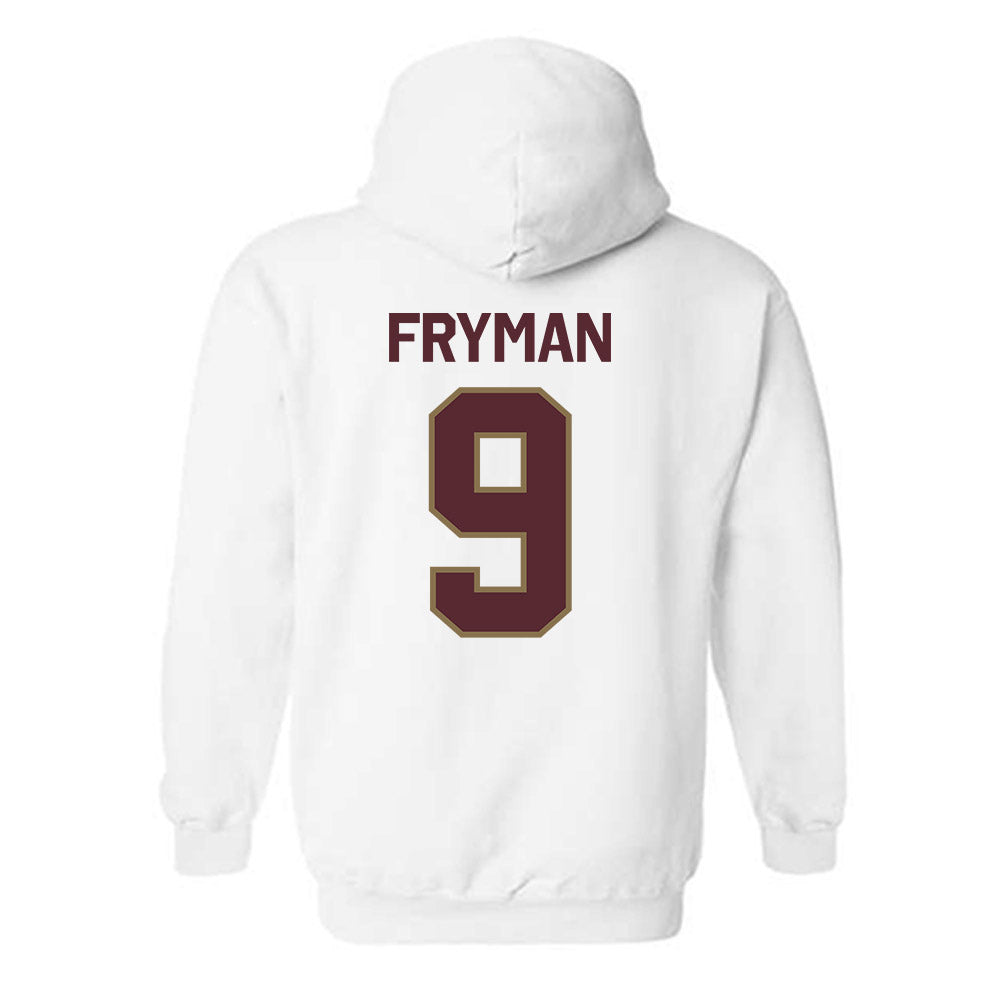 Texas State - NCAA Baseball : Bennett Fryman - Classic Shersey Hooded Sweatshirt-1