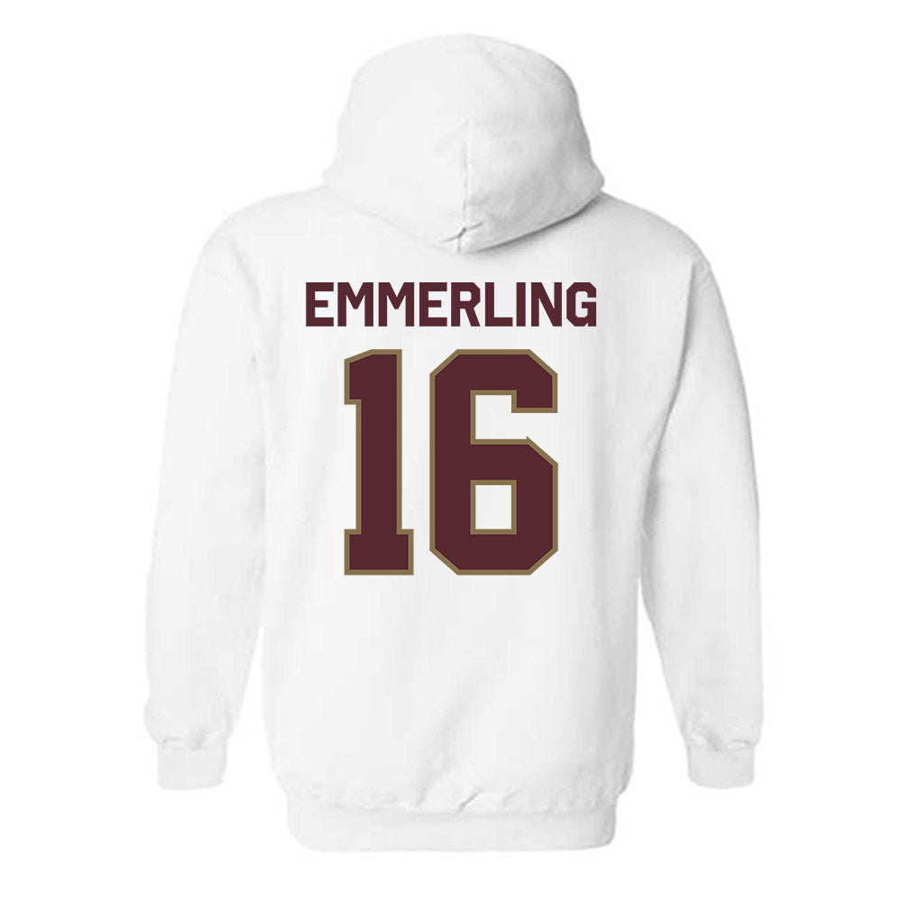 Texas State - NCAA Women's Volleyball : caelyn emmerling - Classic Shersey Hooded Sweatshirt-1