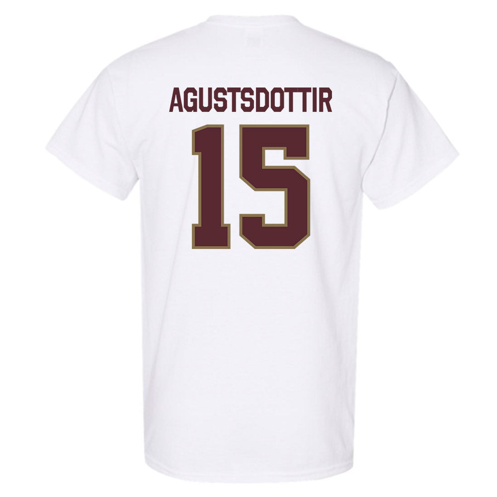 Texas State - NCAA Women's Soccer : Katrin Agustsdottir - Classic Shersey T-Shirt-1