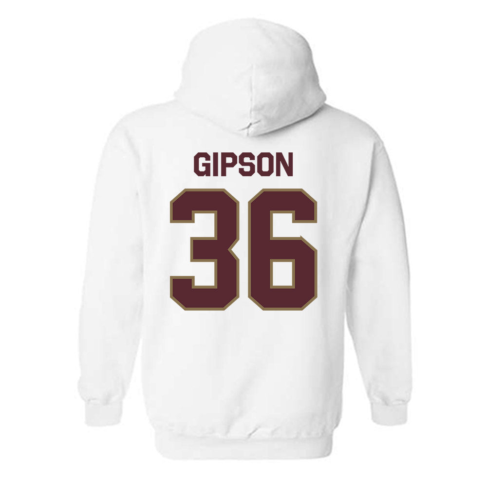 Texas State - NCAA Football : Greg Gipson - Classic Shersey Hooded Sweatshirt-1