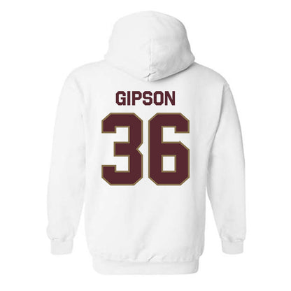 Texas State - NCAA Football : Greg Gipson - Classic Shersey Hooded Sweatshirt-1