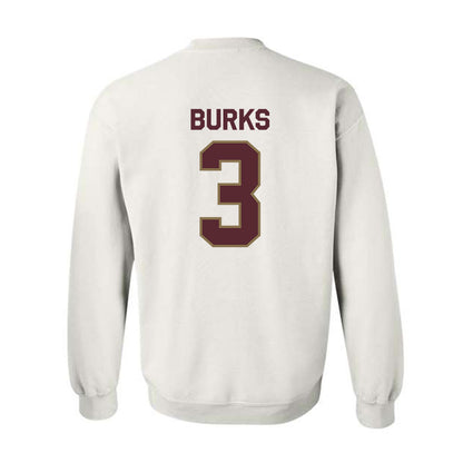 Texas State - NCAA Women's Basketball : Saniya Burks - Classic Shersey Crewneck Sweatshirt-1