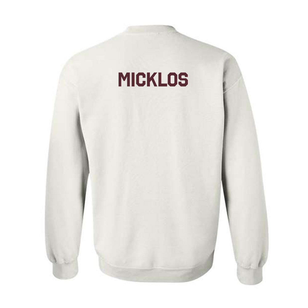 Texas State - NCAA Women's Track & Field : Addie Micklos - Classic Shersey Crewneck Sweatshirt-1