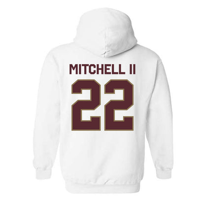 Texas State - NCAA Football : William Mitchell II - Classic Shersey Hooded Sweatshirt-1