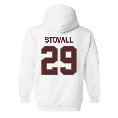 Texas State - NCAA Baseball : Kortland Stovall - Classic Shersey Hooded Sweatshirt-1