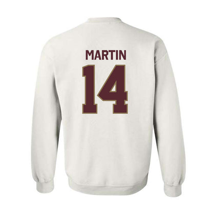 Texas State - NCAA Football : Jordan Martin - Classic Shersey Crewneck Sweatshirt-1