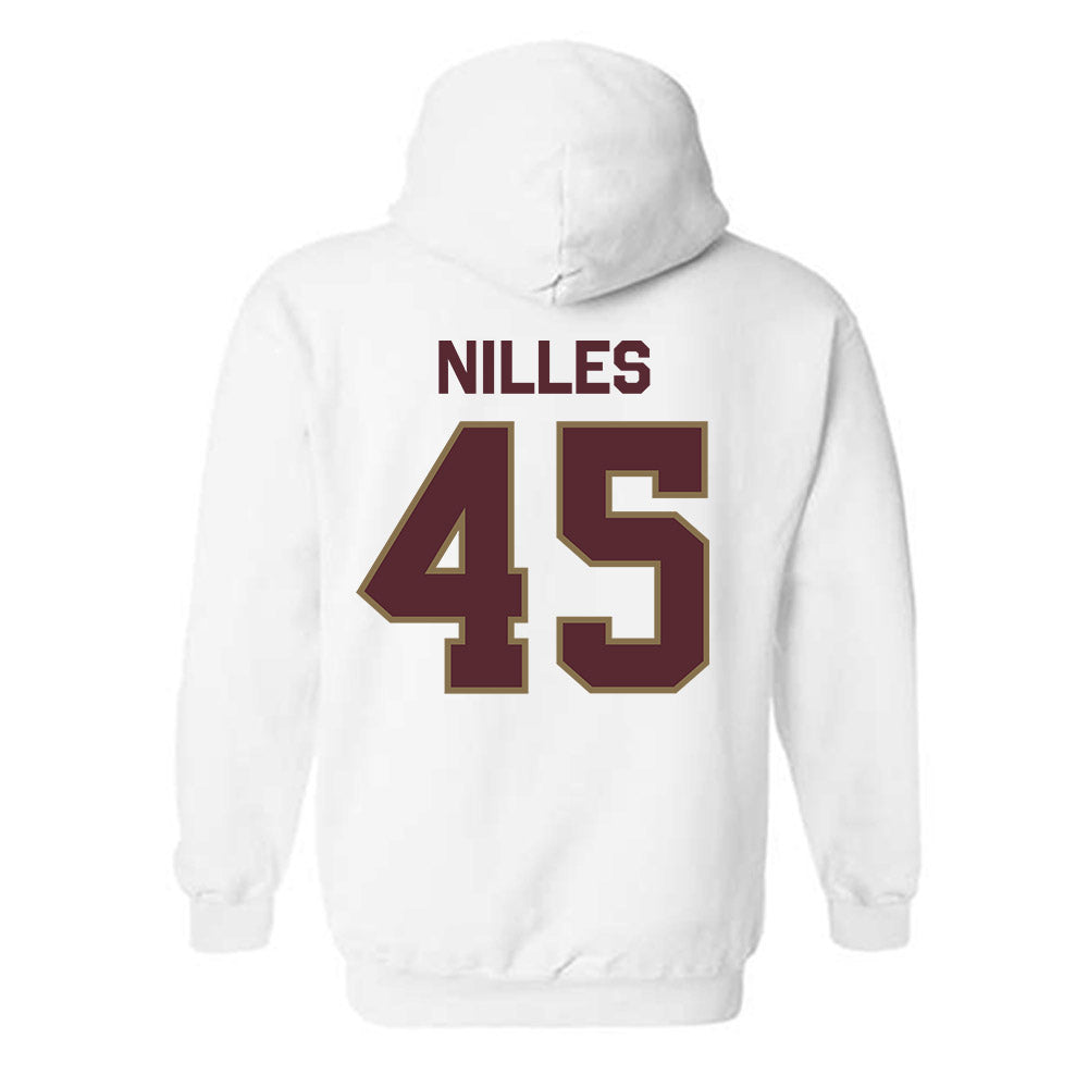 Texas State - NCAA Football : Cole Nilles - Classic Shersey Hooded Sweatshirt-1