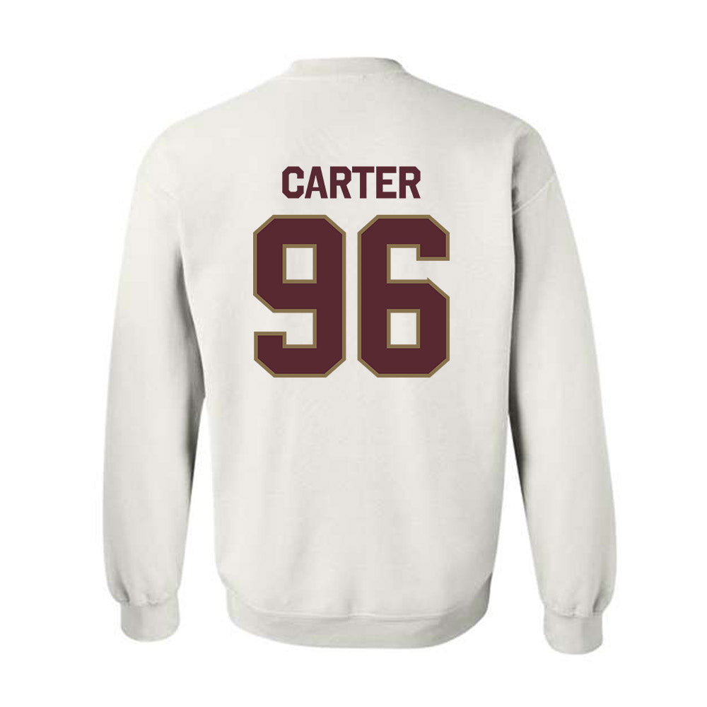 Texas State - NCAA Football : Bryce Carter - Classic Shersey Crewneck Sweatshirt-1