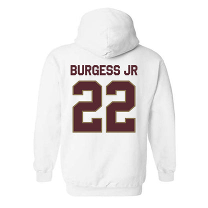 Texas State - NCAA Football : Torrance Burgess Jr - Classic Shersey Hooded Sweatshirt-1