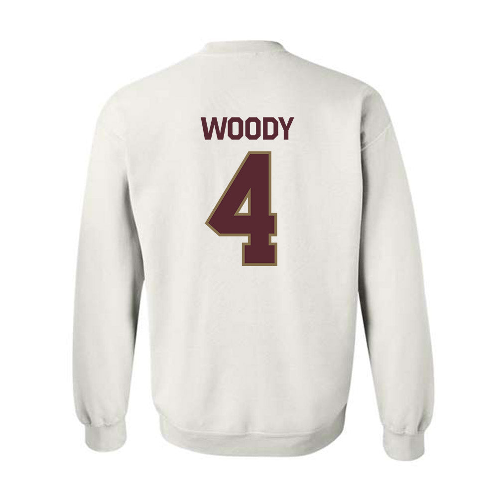Texas State - NCAA Football : Tae Woody - Classic Shersey Crewneck Sweatshirt-1