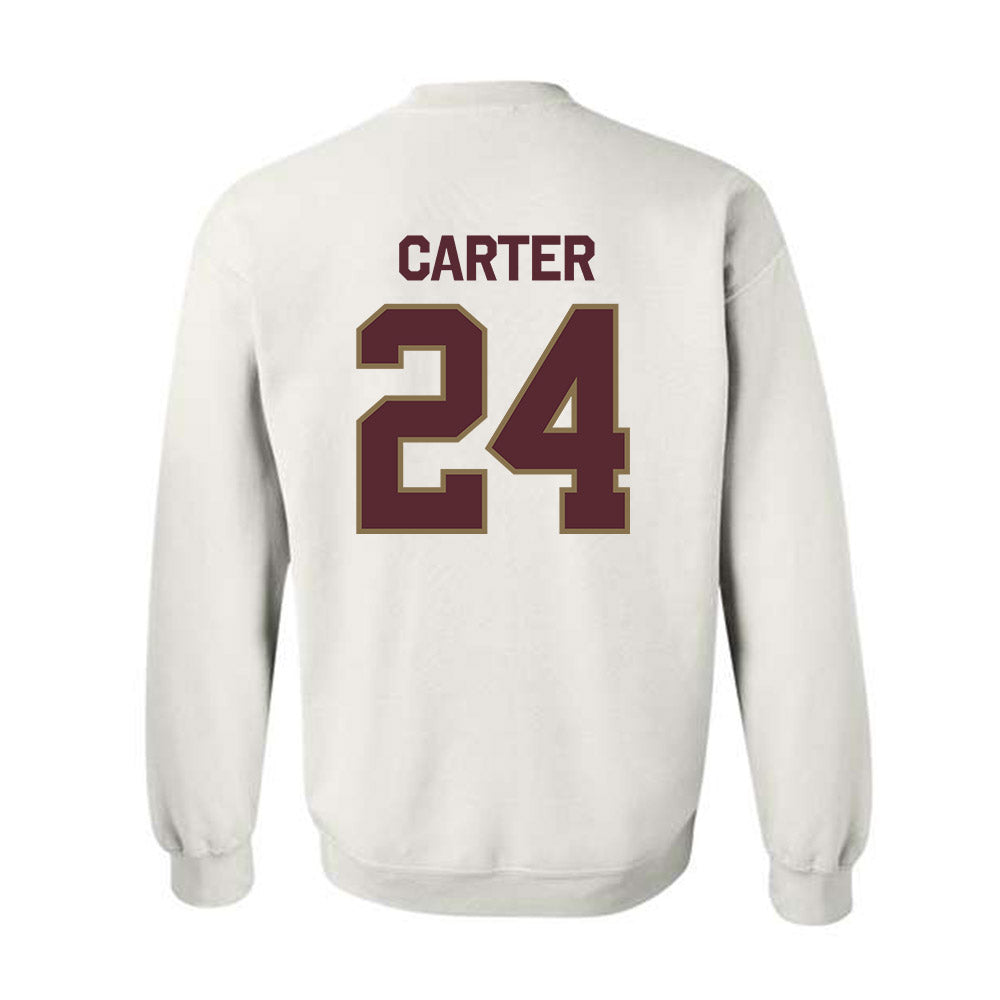 Texas State - NCAA Football : Caleb Carter - Classic Shersey Crewneck Sweatshirt-1