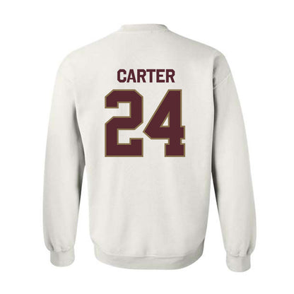 Texas State - NCAA Football : Caleb Carter - Classic Shersey Crewneck Sweatshirt-1