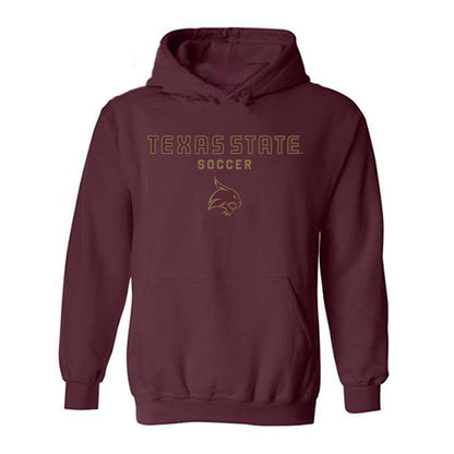 Texas State - NCAA Women's Soccer : Marivic Lek-Miro - Classic Shersey Hooded Sweatshirt-0