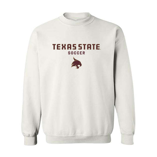 Texas State - NCAA Women's Soccer : Lilah Dupree - Classic Shersey Crewneck Sweatshirt-0