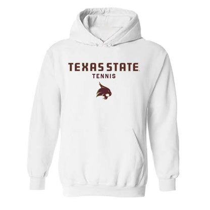 Texas State - NCAA Women's Tennis : Liv Collins - Classic Shersey Hooded Sweatshirt-0