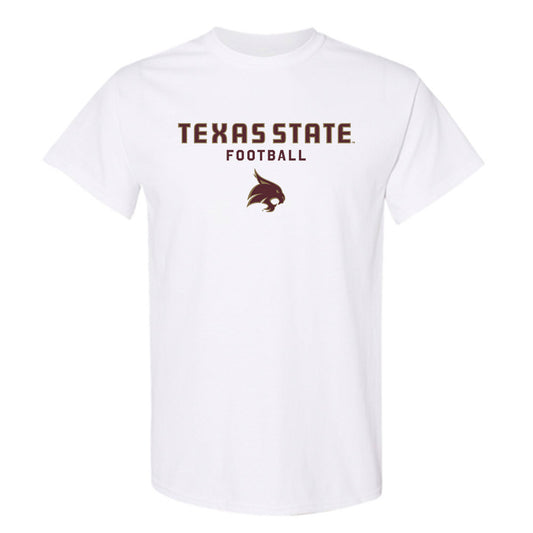 Texas State - NCAA Football : Justin Deleon - Classic Shersey T-Shirt-0