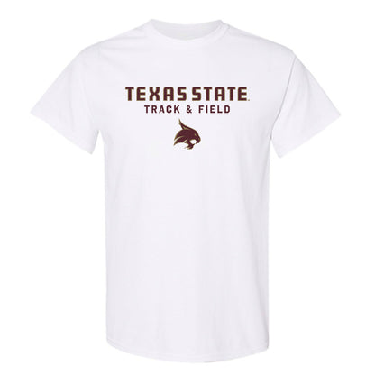 Texas State - NCAA Women's Track & Field : Mya Phillips - Classic Shersey T-Shirt-0
